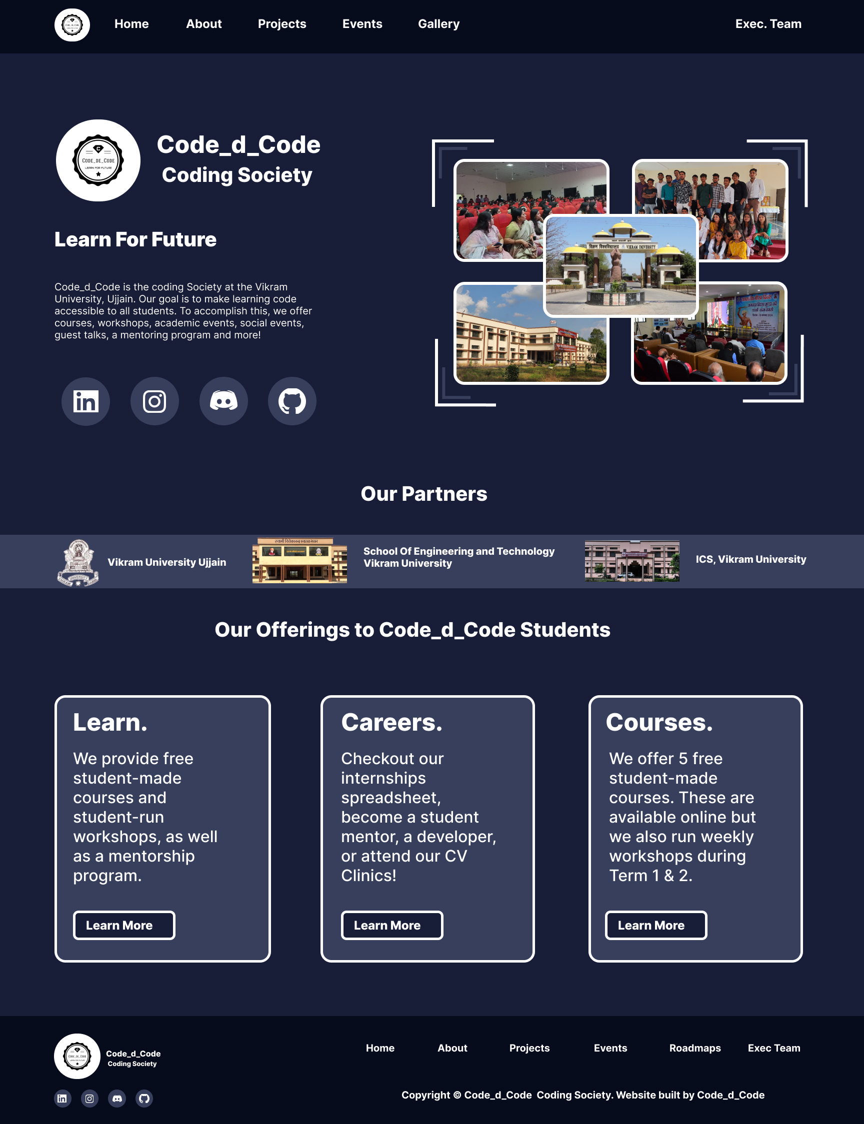 CODE_D_CODE Website Design